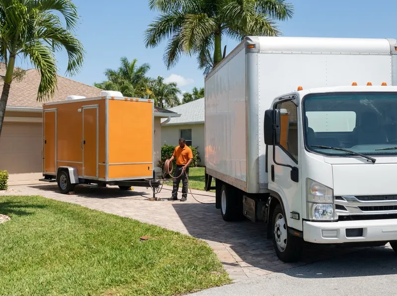 VIP Restroom Trailer Rental in Cape Coral, FL